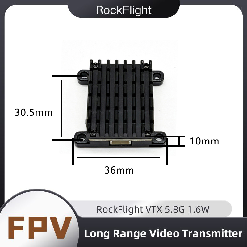 RockFlight TX663 VTX 5.8G 48CH - Drone Racing Vtx recensie en prijs