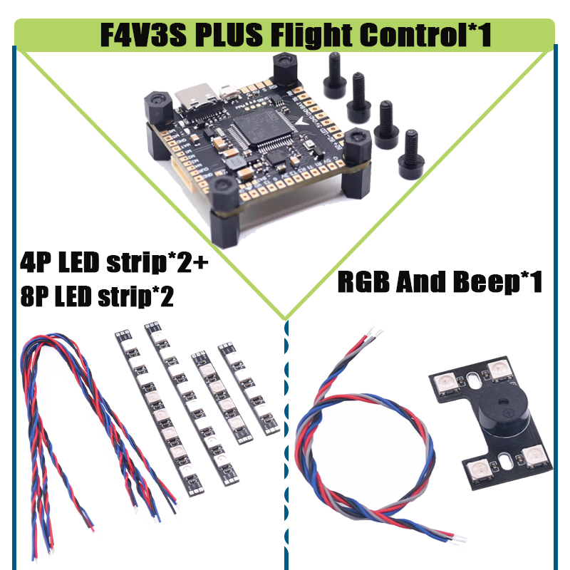 RCtoSky F4V3S PLUS F722 F745 H - Drone Racing Flight Controller recensie en prijs