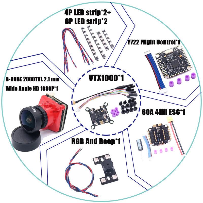 RCtoSky F4V3S PLUS F722 F745 H - Drone Racing Flight Controller recensie en prijs