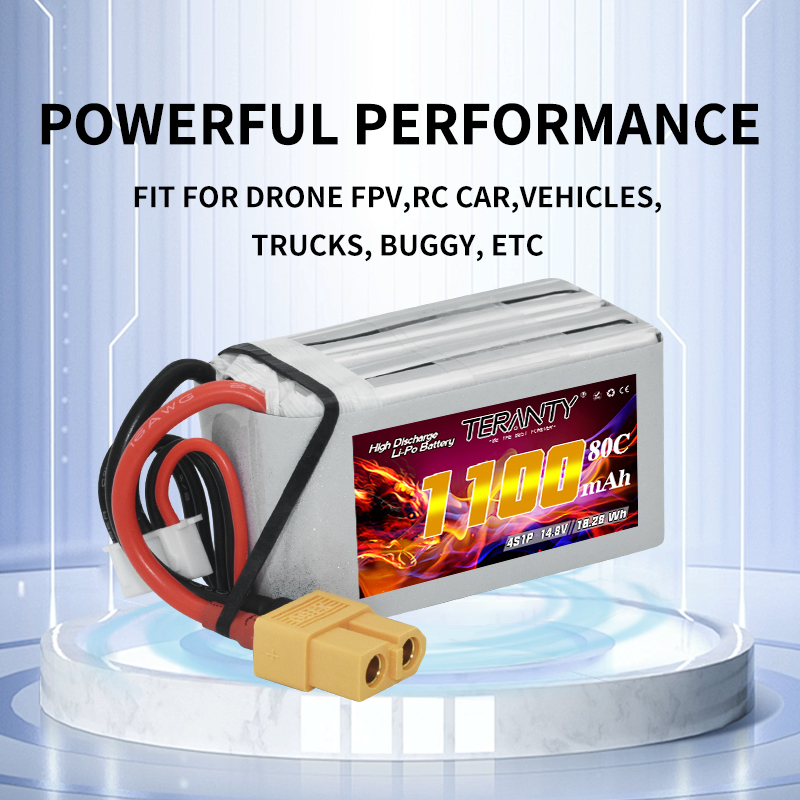 TERANTY 4S 1100mAh 80C/160C Li - Drone Racing Battery recensie en prijs