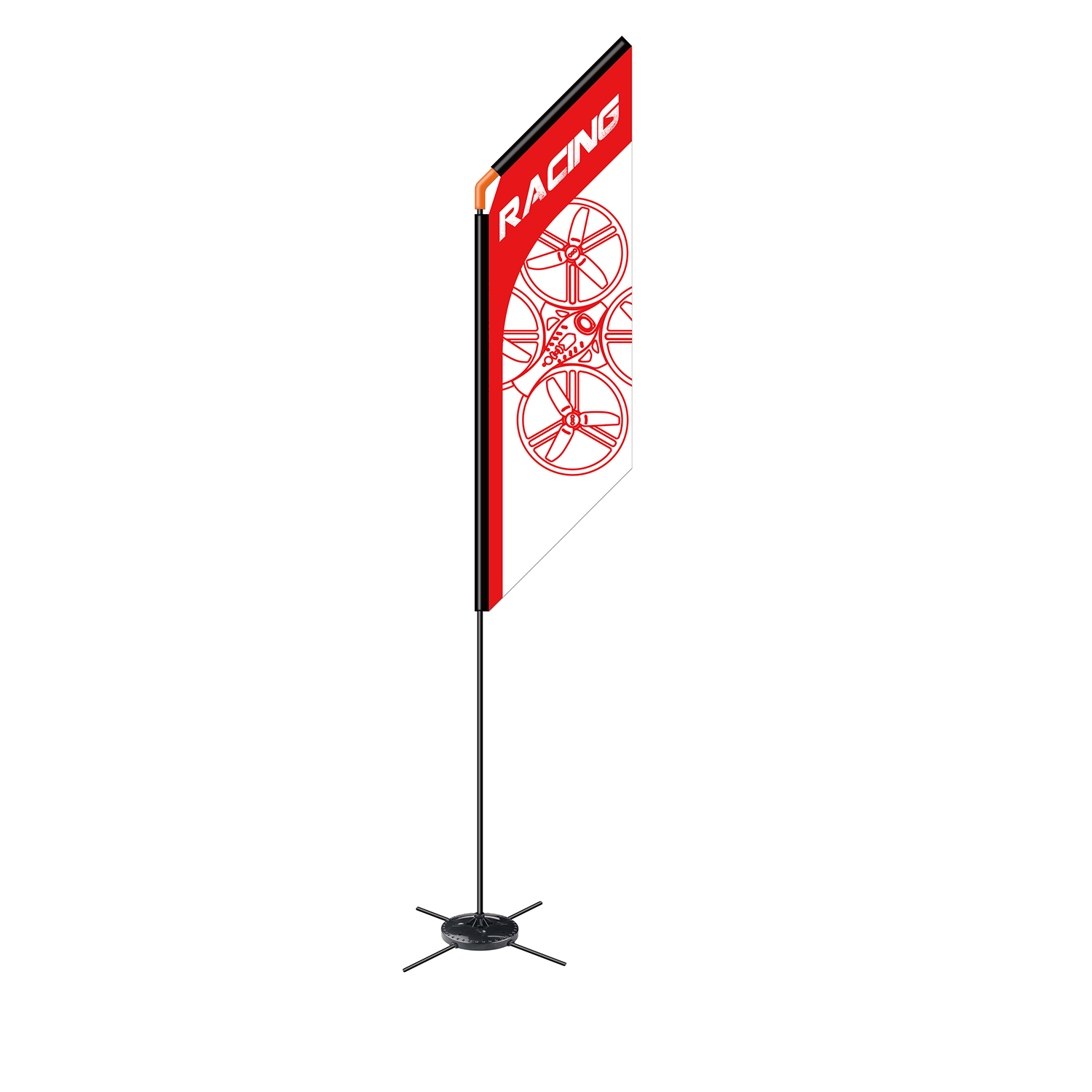 560mm FPV Racer Vlag Drone Qua - Drone Racing Flag recensie en prijs