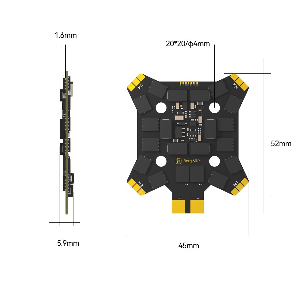 iFlight Borg Mini H7 (ICM42688 - Drone Racing Antenna recensie en prijs