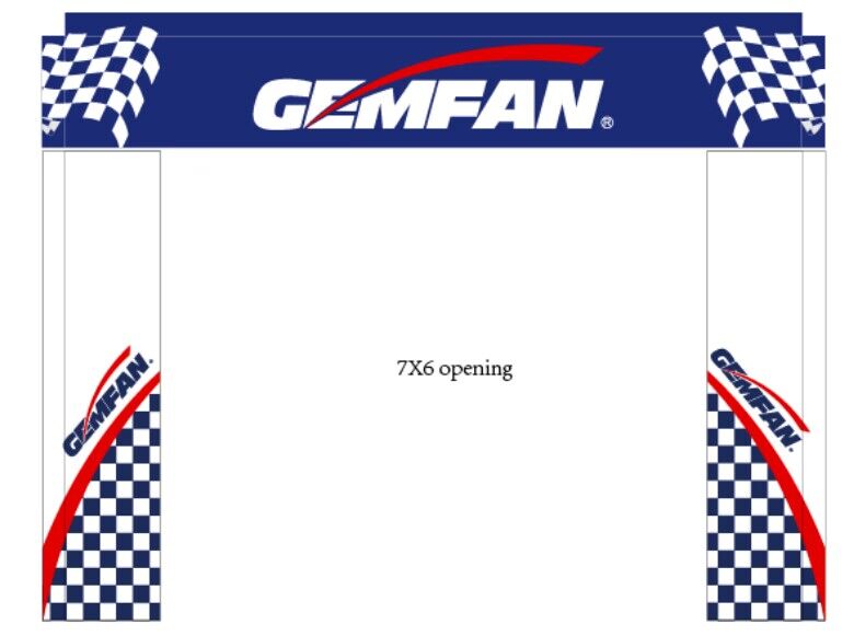 Gemfan 305*236Cm 7X6FT Fpv Ras - Drone Racing Gate recensie en prijs